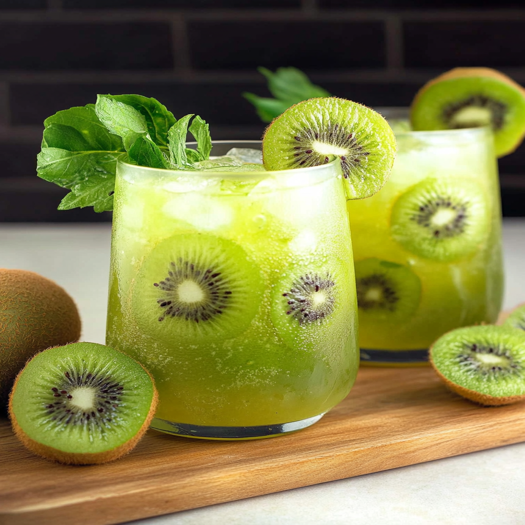 Kiwi & Kiwi-Citrus Mocktail